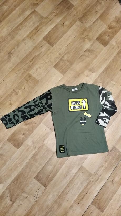 Tričko dlouhý rukáv, vel.128/134, 128