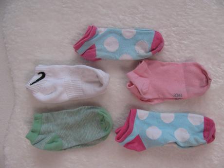 Dívčí ponožky - 5 párů, nike,23