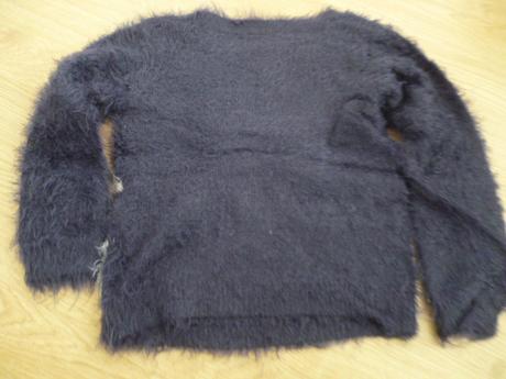 Hunatý svetr jednorožec 6-7, nutmeg,122