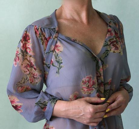 Romantická květovaná halenka topshop vel. 34, topshop,34 / xs