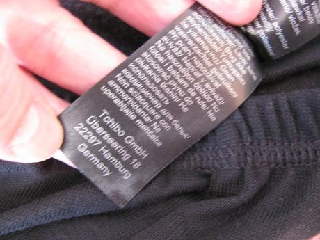 Černé pružné podvlékací legíny tchibo, tchibo,s