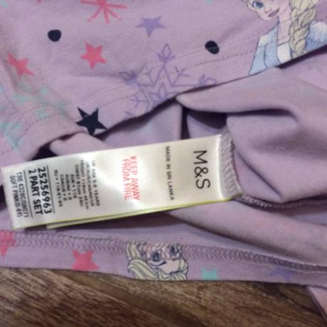 Bavlněné pružné tričko ,,elsa, frozen", marks & spencer,116