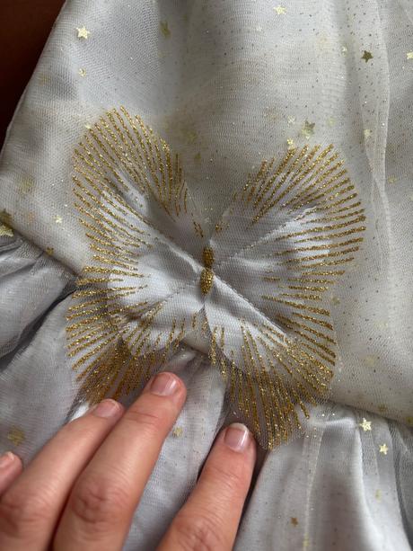 Ob/ šaty šedé - v.cca 5/6 let, monsoon,116