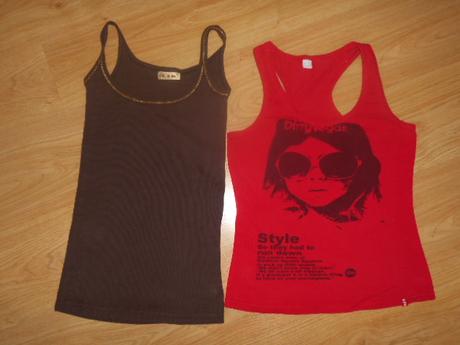 Dívčí,dámské trika vel.158   2  kusy, c&a,158