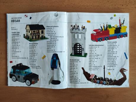 Lego kniha návodů,