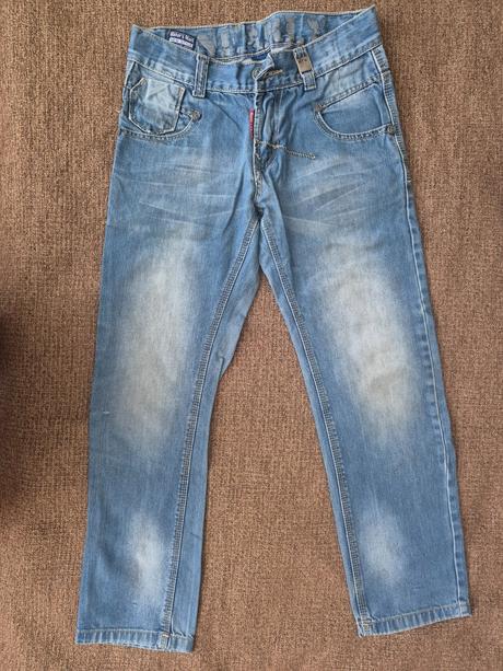 Stylové džíny vel. 140, 140
