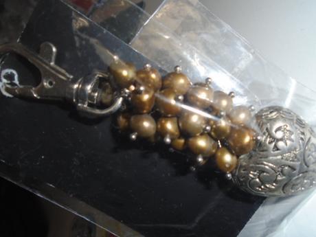 Přívěsek velký kovový srdce na klip vintage styl,