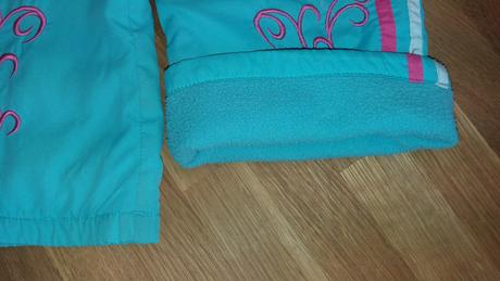 Šusťákové podšité kalhoty, 104