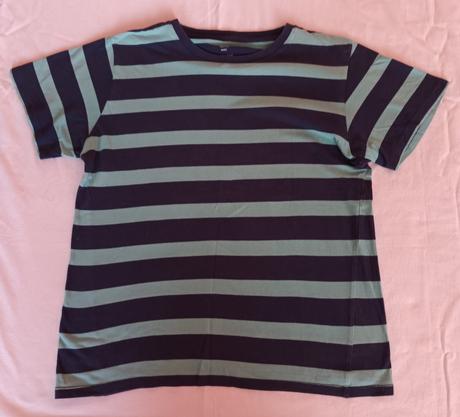 Chlapecké triko krátký rukáv proužek h&m, h&m,158