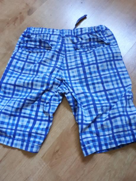Veselé lehké káro kraťasy šortky, h&m,128