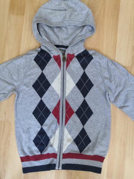 Svetr & klokanka s kapucí h&m vel. 122/128, h&m,122