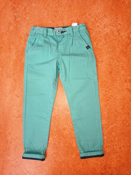 Nové plátěné kalhoty reserved vel. 116, reserved,116