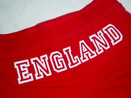 Super červené bavlněné šortky, 140