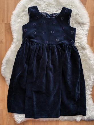 Sametové šaty, tesco,116