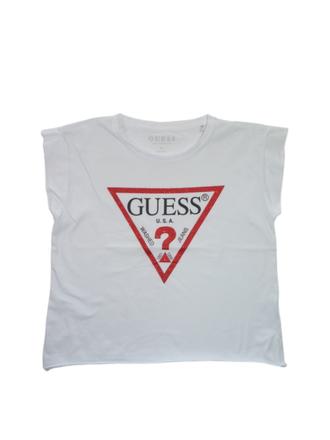 Guess bílé bavlněné tričko vel.152, guess,152