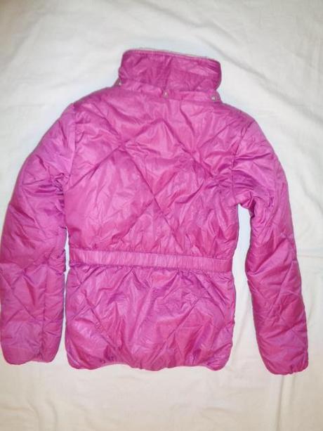 Luxusní fuksiová zimní prošívaná bunda name it, name it,152