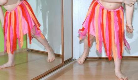 Karnevalová růžová sukně víla, tanečnice...,