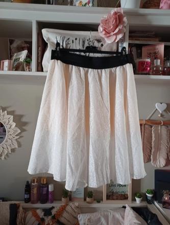 Handmade sukně s lístky m/l, l