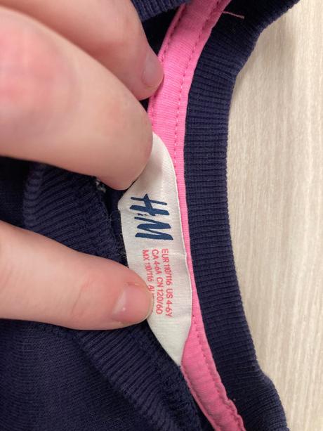 Mikina malo nosena, h&m,116