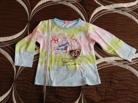 Triko dlouhý rukáv slečna, 92