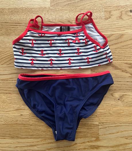 2x plavky dvojdílné aress vel.104/110, 104