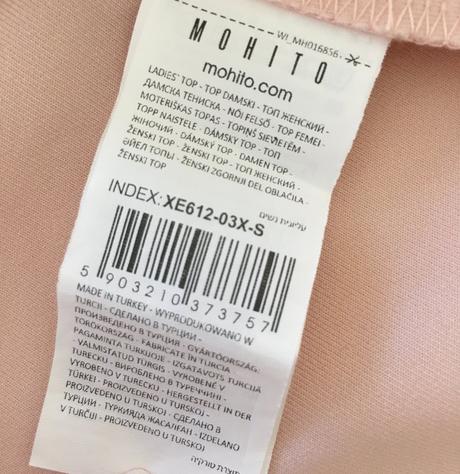 Krajkový top mohito, vel. s, mohito,s