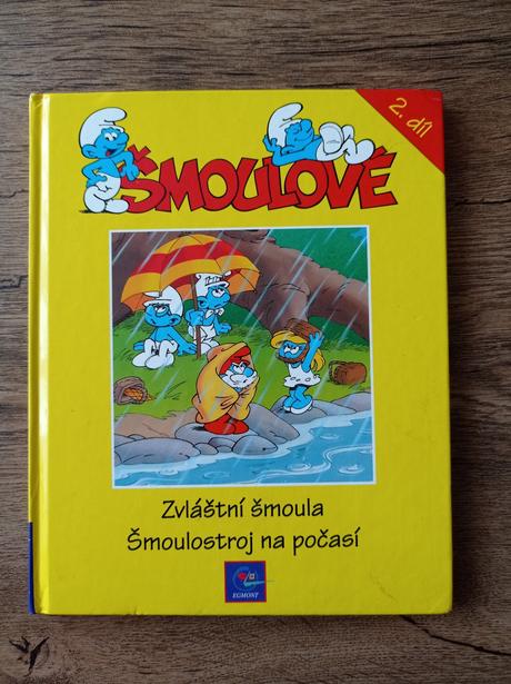 Kniha - šmoulové 2.díl,