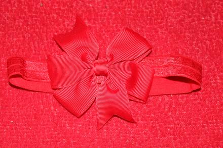 Dívčí čelenka s mašličkou, 