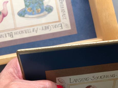 8dílů čaj.souprava tác+prostírání+dóza modráanglie, 