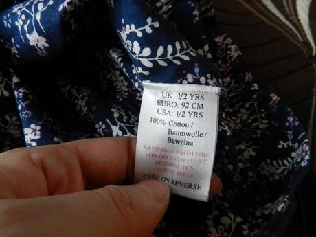 Šatičky letní kytičkové, 92