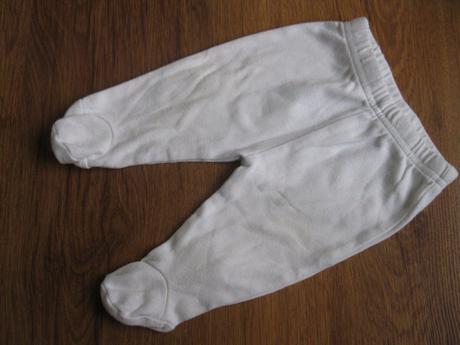 Bílé polodupačky, c&a,56