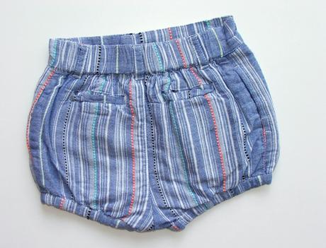 K412 modré pruhované šortky vel. 2 roky, gap,92