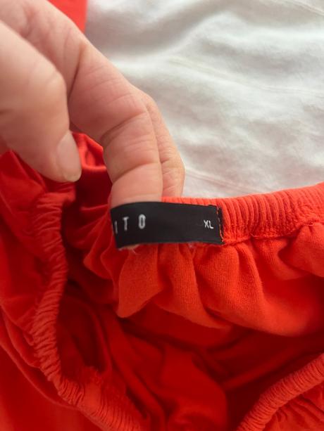 Oranžové letní šaty mohito vel. xl, mohito,xl