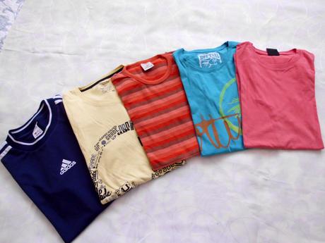 5 ks tričká, adidas,m