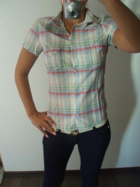 Košile s roll-up rukávy h&m, h&m,36