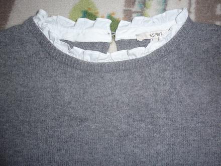 Esprit svetr-svetřík šedý vel.l., esprit,l