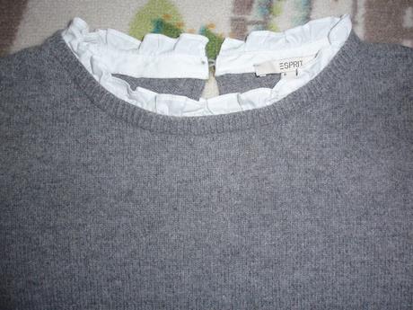 Esprit svetr-svetřík šedý vel.l., esprit,l