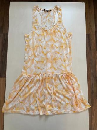 Vzor letní šaty, vel neuvedena cca s-m, měřte, hm, m
