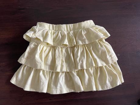 Žlutá sukeň 98 top stav, f&f,98