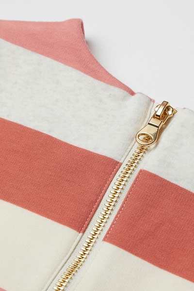 Dívčí pruhované šaty h&m s páskem vel. 110/116, h&m,110 / 116