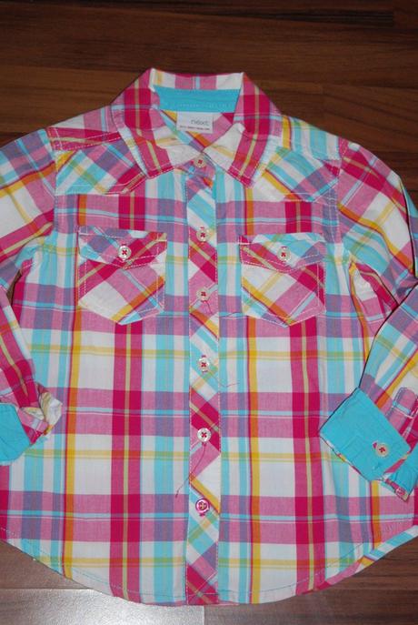 Pestrobarevná košile holčičí, next,110