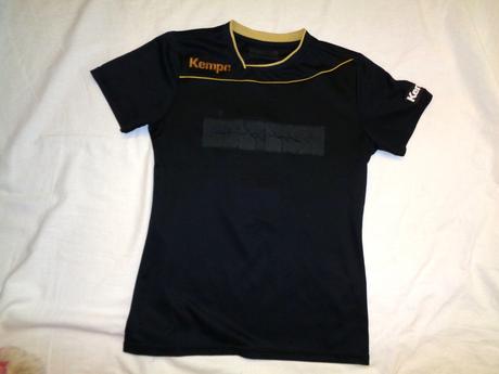 Černozlaté funkční dresíkové tričko, 158