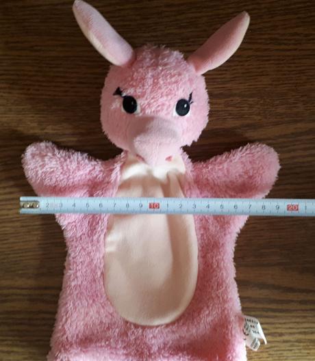 Dětský plyšový maňásek, prasátko,