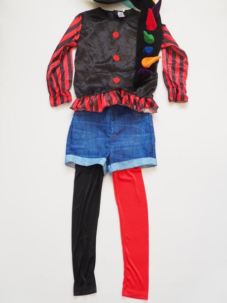 Kostým klaun vel 134 - 140, 