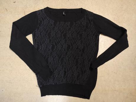 J/55 svetr s krajkou forever vel. m, forever friends,m