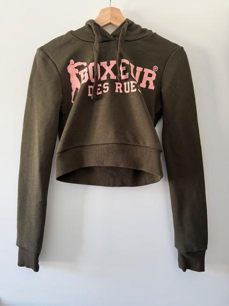 Croptop mikina boxeur xs/34, xs