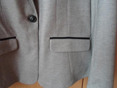 Elegantní dámské šedé sako sáčko, kenvelo,m