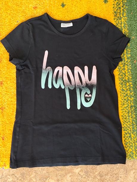 Černé dívčí triko, coccodrillo,146