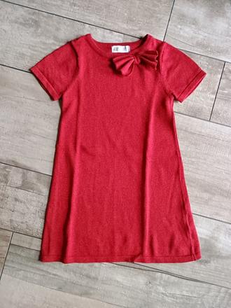 Krásné pletené šaty h&m, vel.110/116, h&m,116
