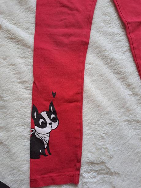 Legíny červené vel. 134, 134